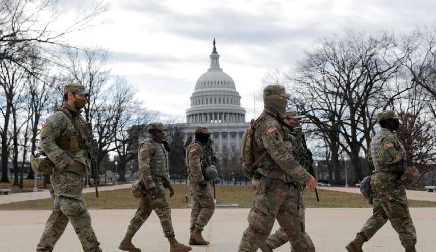 عناصر الحرس الوطني الأمريكي يغادرون مقر الكابيتول