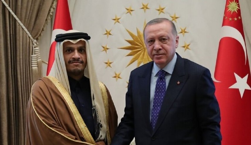 أردوغان يستقبل وزير خارجية قطر في اسطنبول