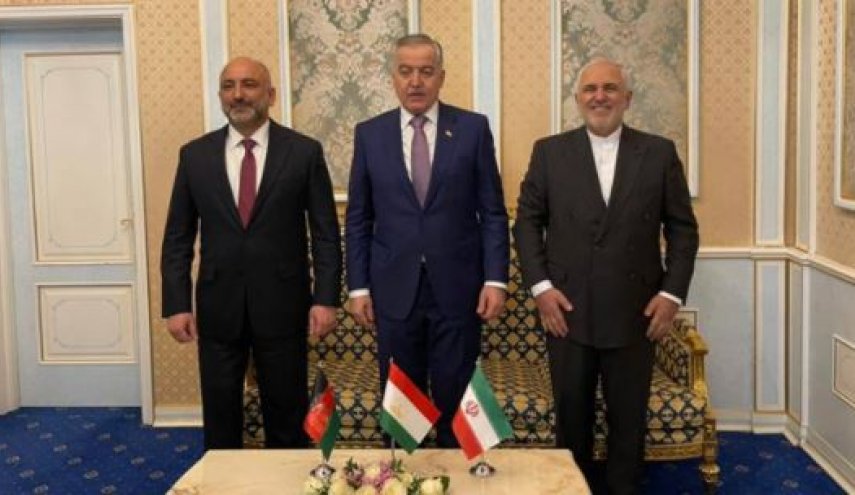 نشست سه جانبه وزرای خارجه ایران، تاجیکستان و افغانستان در دوشنبه
