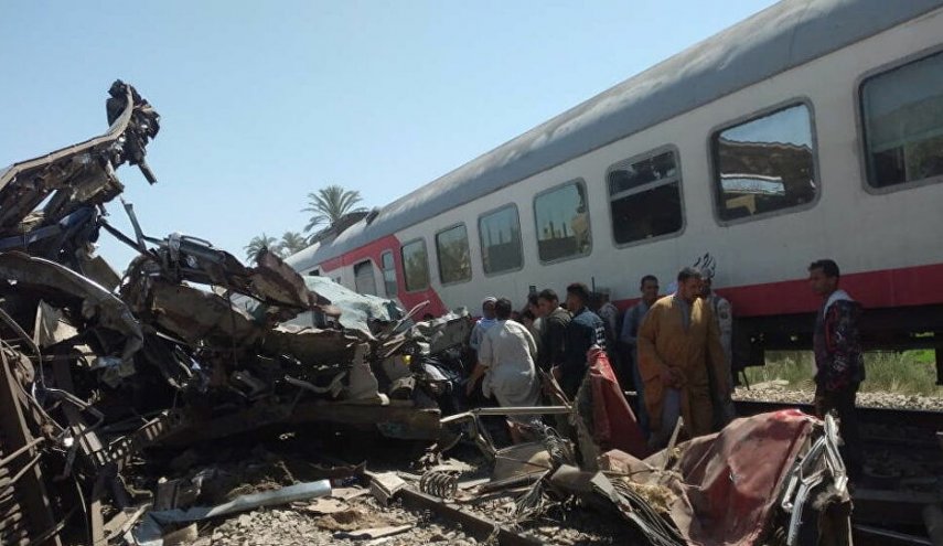 مصر: الاعلان عن نتائج التحقيقات في حادث تصادم قطاري سوهاج