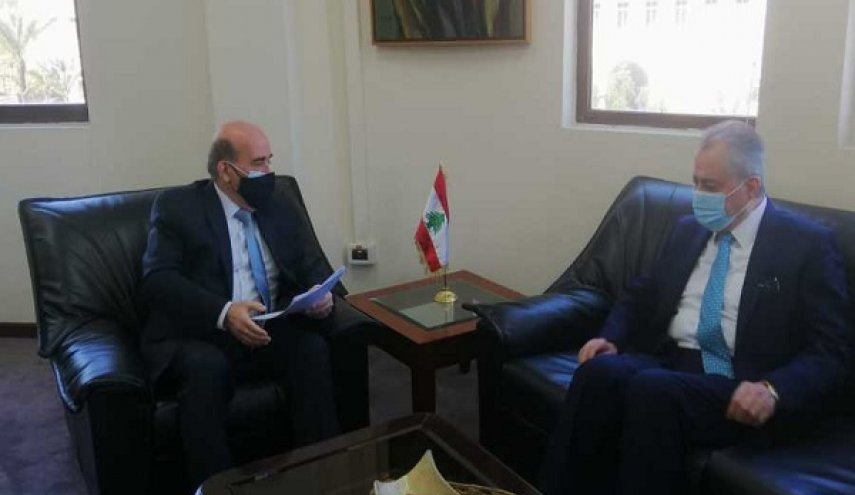 وزير الخارجية اللبناني يلتقي السفير السوري