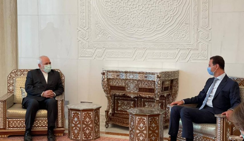 دیدار و گفتگوی وزیر امور خارجه کشورمان با رئیس جمهور سوریه