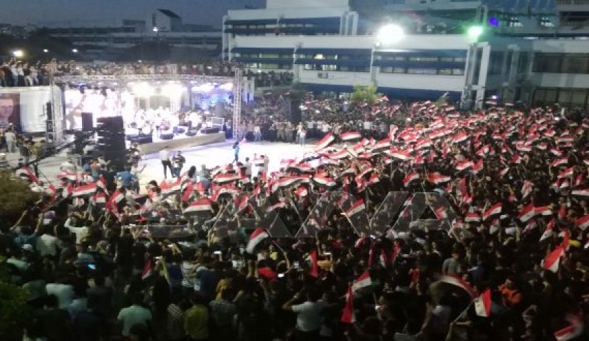 احتفالات شعبية بفوز بشار الأسد بالانتخابات الرئاسية