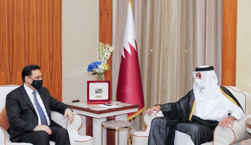 ماذا طلب أمير قطر من دياب في رسالة بعثها اليه؟