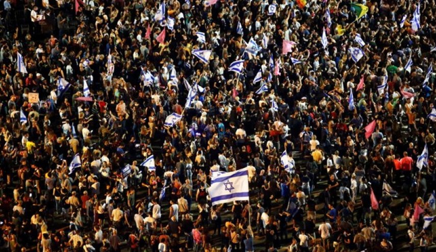 گروهی از صهیونیست‌ها پایان نتانیاهو را جشن گرفتند+فیلم
