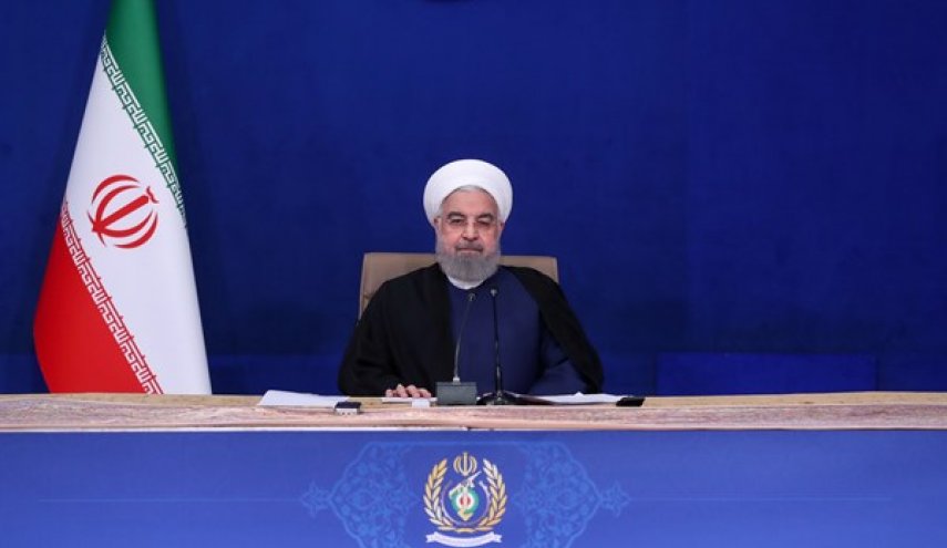 الرئيس روحاني: بايدن يسير على خطى ادارة ترامب الارهابية