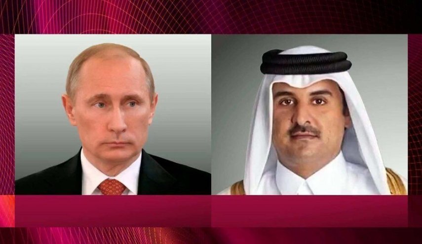 گفت و گوی پوتین و امیر قطر درباره برگزاری جام جهانی فوتبال