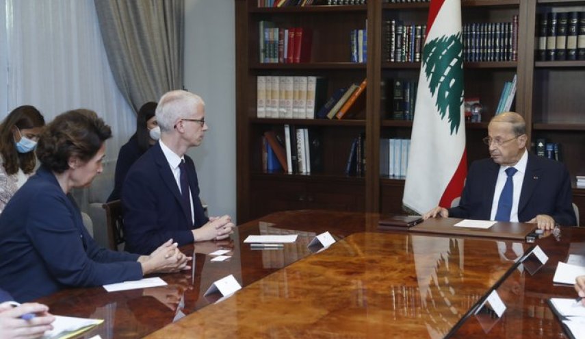 عون يشكر ريستير على مساعي فرنسا لمساعدة لبنان 