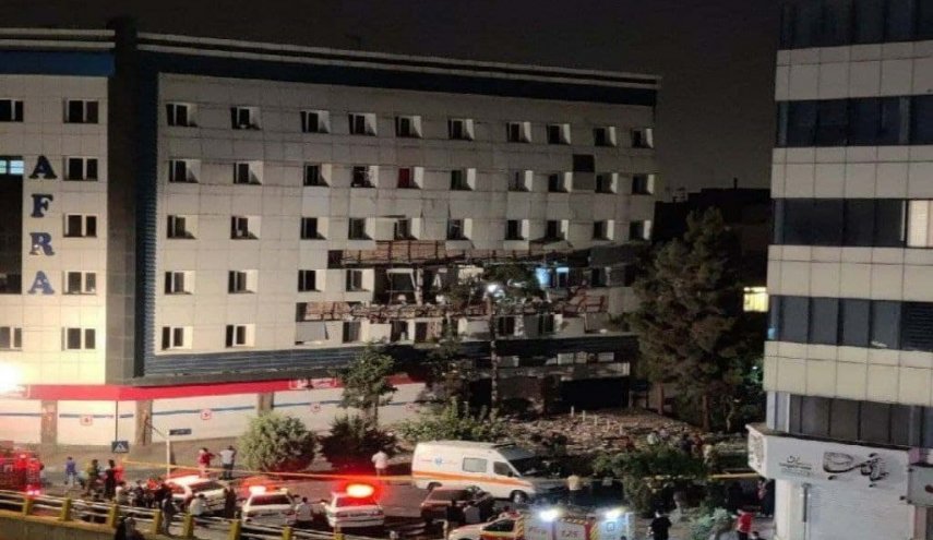 علت انفجار شب گذشته در غرب تهران مشخص شد