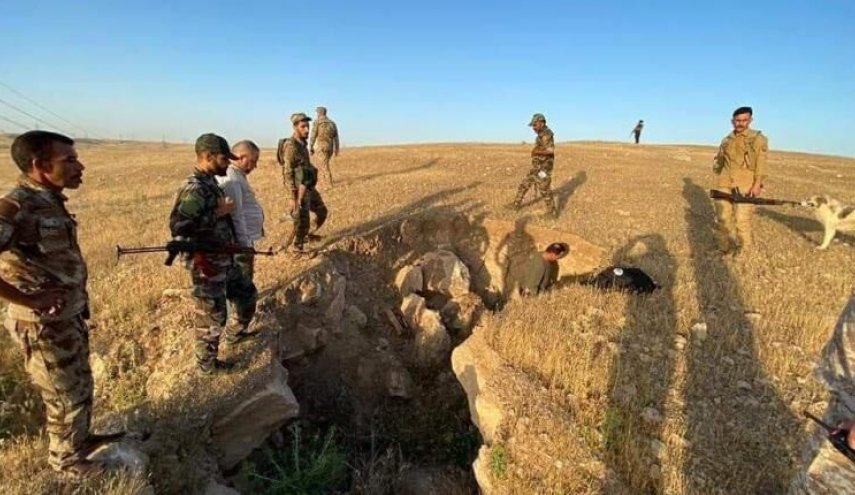 کشف مخفیگاه مواد منفجره داعش در کرکوک
