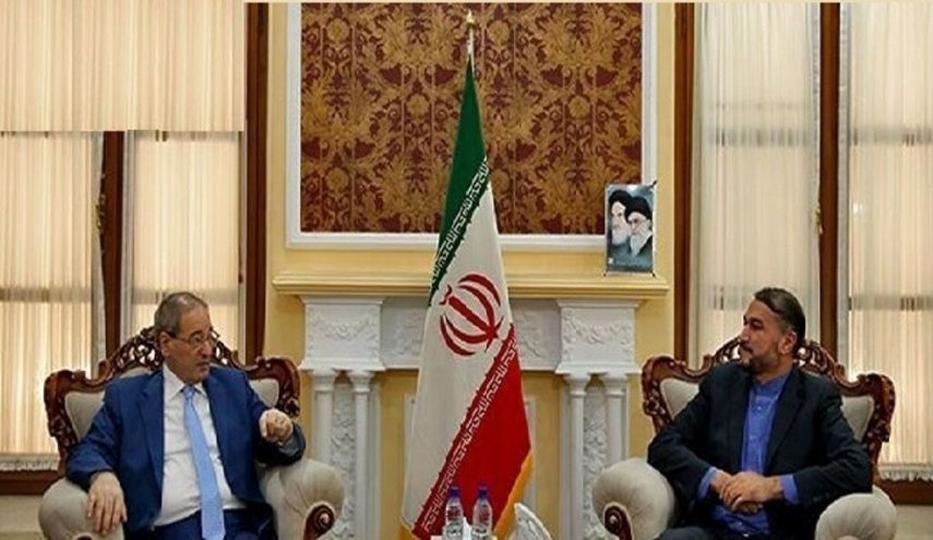 پیام تبریک وزیر خارجه سوریه به امیرعبداللهیان