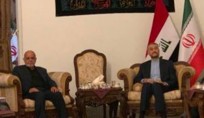 نشست مشترک امیر عبداللهیان با سفیر و اعضای نمایندگی ایران در عراق