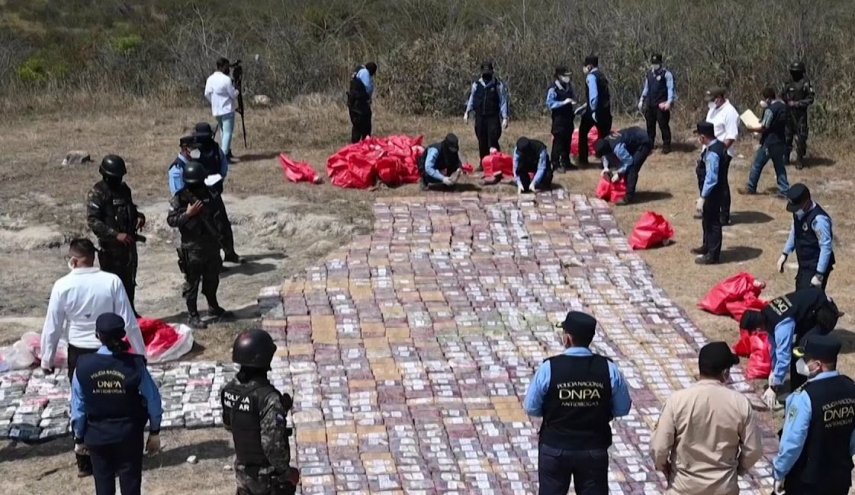 سلطات هندوراس تتلف أكثر من 3.3 طن من الكوكايين