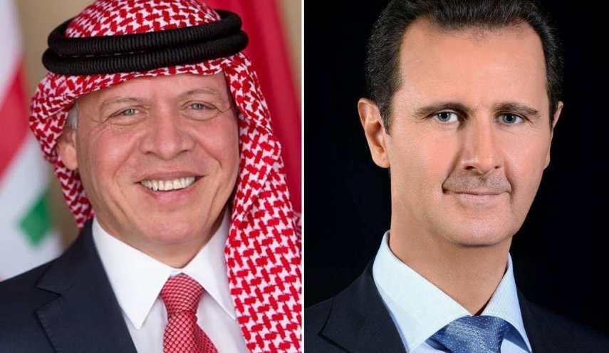 ملك الأردن يبحث مع الرئيس السوري هاتفيًا تعزيز التعاون بين البلدين