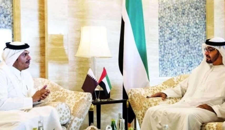 سفر وزیر خارجه قطر به امارات پس از کاهش تنش های بحران خلیج فارس