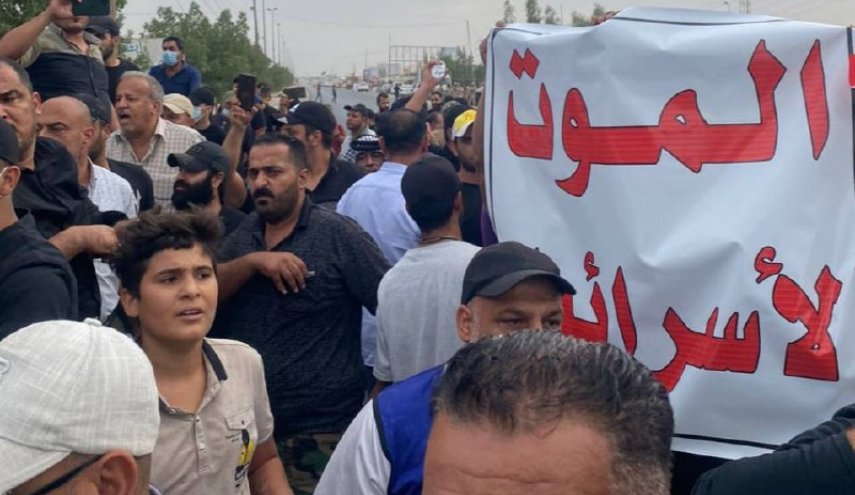 المتظاهرون العراقيون: أياد أجنبيّة في نتائج الانتخابات+صور