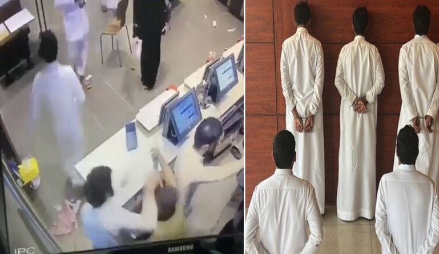 القبض على 5 سعوديين اعتدوا على عمال مطعم في الرياض