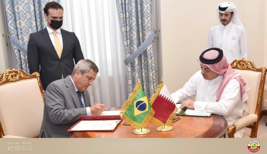  قطر والبرازيل توقعان اتفاقية تعاون عسكري 