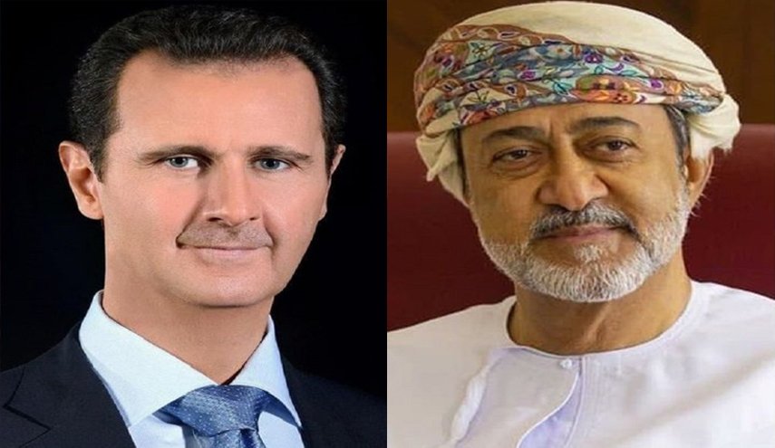الرئيس السوري يبعث برقية الى سلطان عمان 