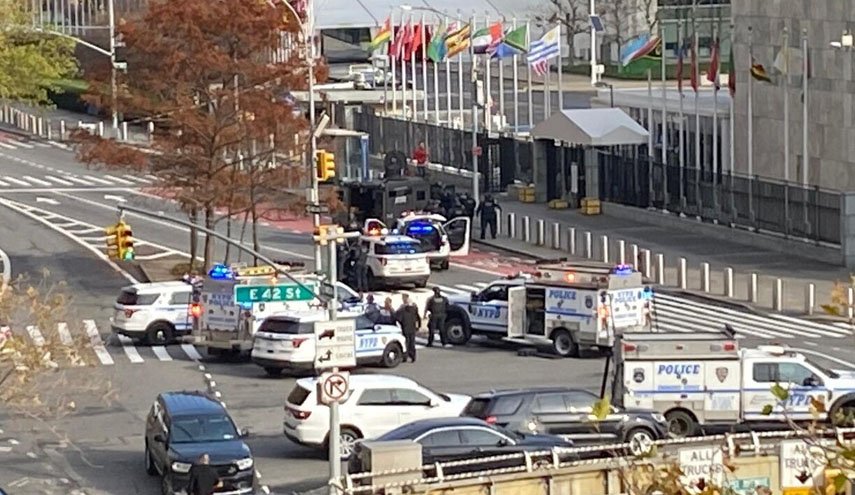 ورود یک فرد مسلح به ساختمان سازمان ملل در نیویورک