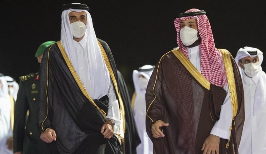 ولي العهد السعودي يصل الى قطر