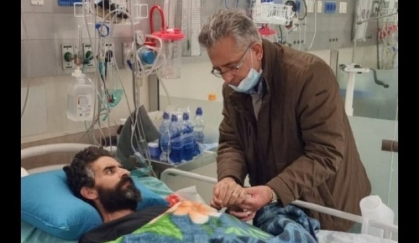 وفد طبي فلسطيني يزور الاسير ابو هواش