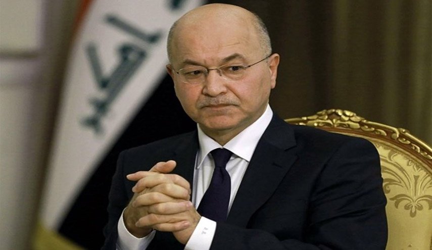 الرئيس العراقي يدين استهداف مقر رئيس البرلمان ويدعو لتوحيد الصف