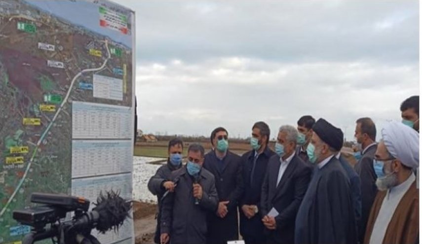 الرئيس الايراني يؤكد على اهمية انجاز الممر الدولي 'شمال - جنوب'