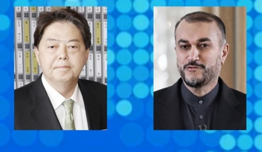 وزيرا خارجية ايران واليابان يناقشان العلاقات الثنائية واوضاع المنطقة