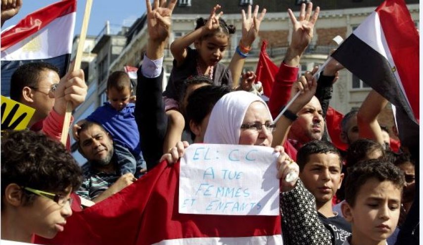تزامنا مع زيارة السيسي.. تظاهرات في بروكسل ضد انتهاكات حقوق الإنسان في مصر