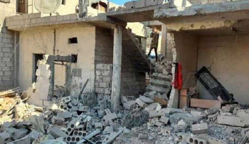 حملات توپخانه‌ای ترکیه به شهر تل تمر در حسکه سوریه