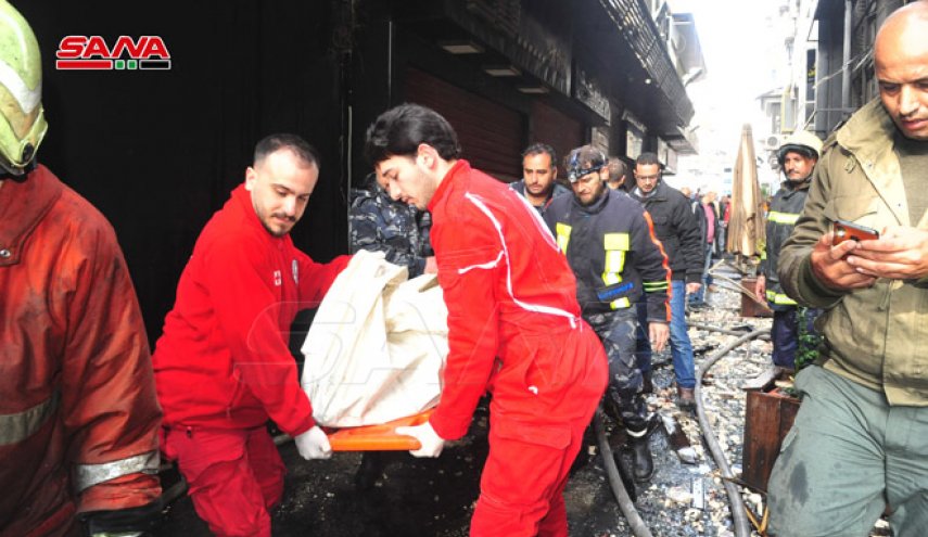سوريا.. وفاة 11شخصاً جراء حريق بدمشق