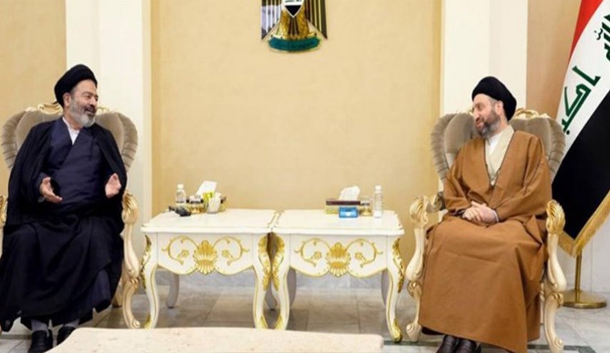 ممثل الولي الفقيه بشؤون الحج والزيارة يلتقي مع رئيس تيار الحكمة الوطني العراقي
