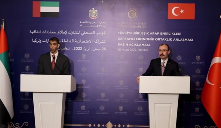 آغاز مذاکرات ترکیه و امارات برای توافق جامع اقتصادی