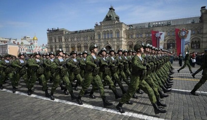 تمرین رژه «روز پیروزی» در مسکو