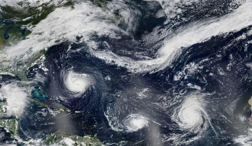 توقع بحدوث 6 أعاصير مدمرة في المحيط الأطلسي