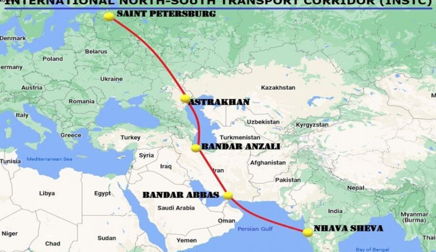 إيران تبدأ تجريبيا بنقل السلع عبر الممر الدولي للنقل بين الشمال والجنوب