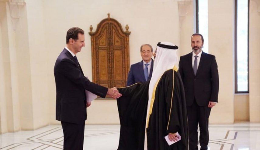 بشار اسد،‌ استوارنامه سفیر جدید بحرین را پذیرفت