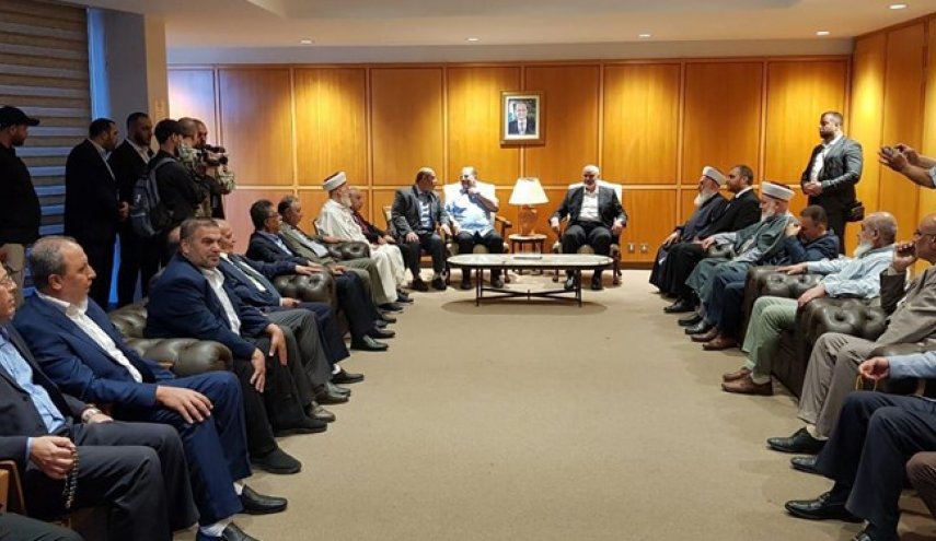 ورود رهبر حماس و هیأت همراه به لبنان