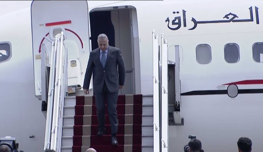 رئيس وزراء العراق مصطفى الكاظمي يصل طهران