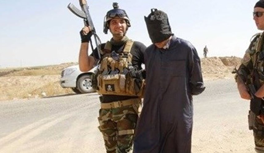مسئول نظامی داعش در نینوا پیش از ورود به اردوگاه الجدعه دستگیر شد