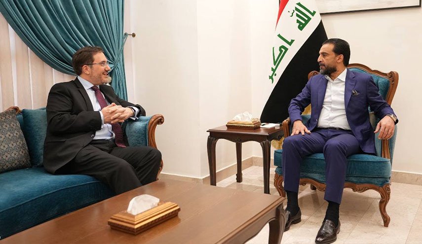 الحلبوسي يبحث مع السفير البريطاني المستجدات السياسية في العراق