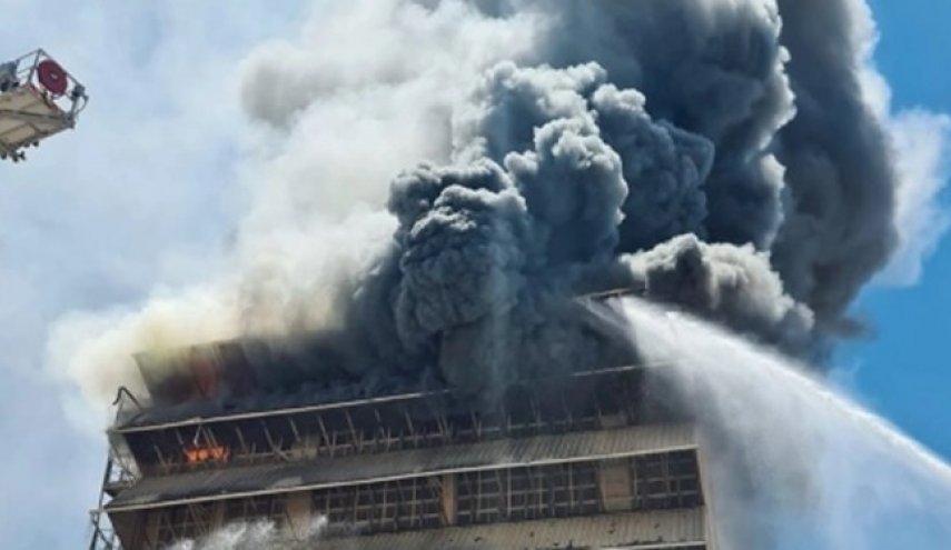آتش‌سوزی در یک نیروگاه برق در جنوب شرق اراضی اشغالی+ویدئو
