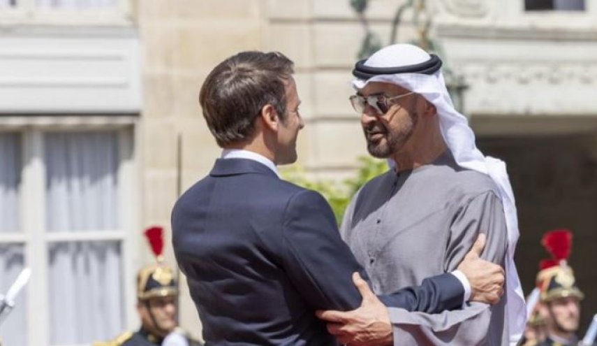 دیدار رئیس امارات با رئیس جمهور فرانسه
