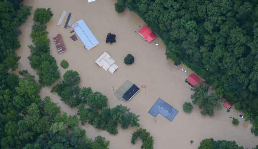 ارتفاع عدد قتلى الفيضانات في كنتاكي الأمريكية
