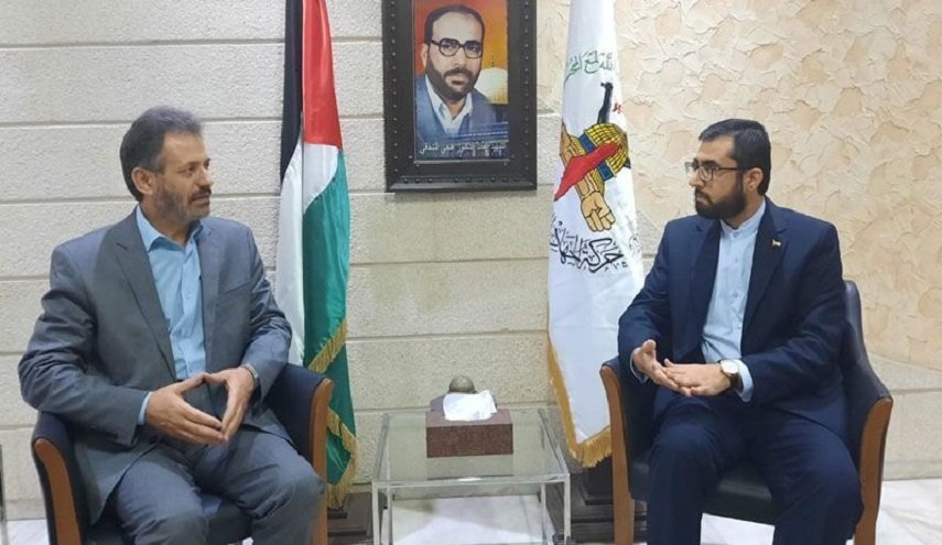 المستشار السياسي للسفارة الإيرانية في بيروت يلتقي ممثل الجهاد الإسلامي