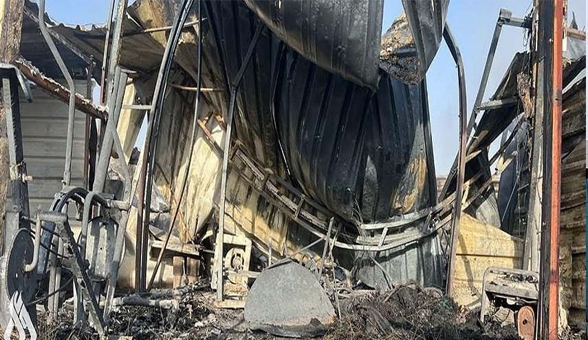 اندلاع حريق في أحد مخيمات النازحين في محافظة أربيل