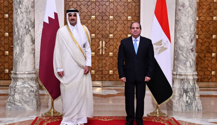 أول زيارة للسيسي الى قطر منذ توليه منصبه في 2014