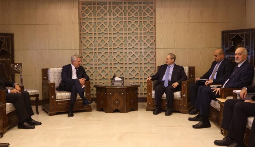 وزير خارجية سوريا يلتقي فيلبو غراندي لبحث عودة اللاجئين من لبنان