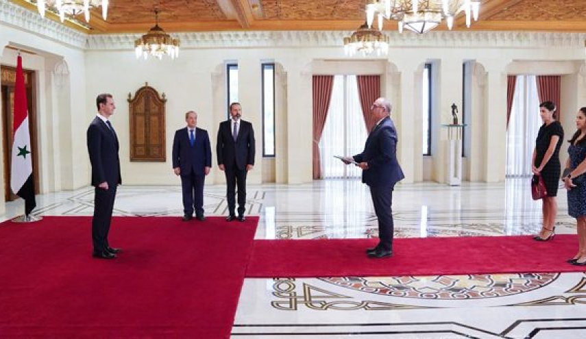 الرئيس السوري يتقبل أوراق اعتماد سفيرين لفنزويلا والبرازيل
